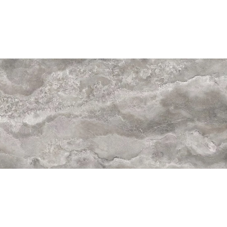 Керамогранит Tagina Onyx Diamond Grey Agate Luc Ret глянцевый серый 148045 120х60 см