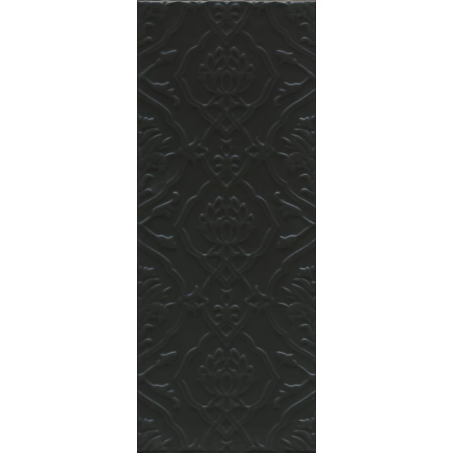 Плитка настенная Kerama Marazzi Альвао структура черный матовый 7230 50х20 см