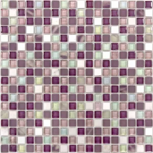 Мозаика из стекла и натурального камня Caramelle Mosaic Taormina многоцветный 30,5x30,5 см