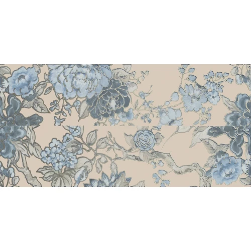 Бордюр Kerama Marazzi Жардим 2 матовый голубой VT/B491/11037R 30х7,2 см