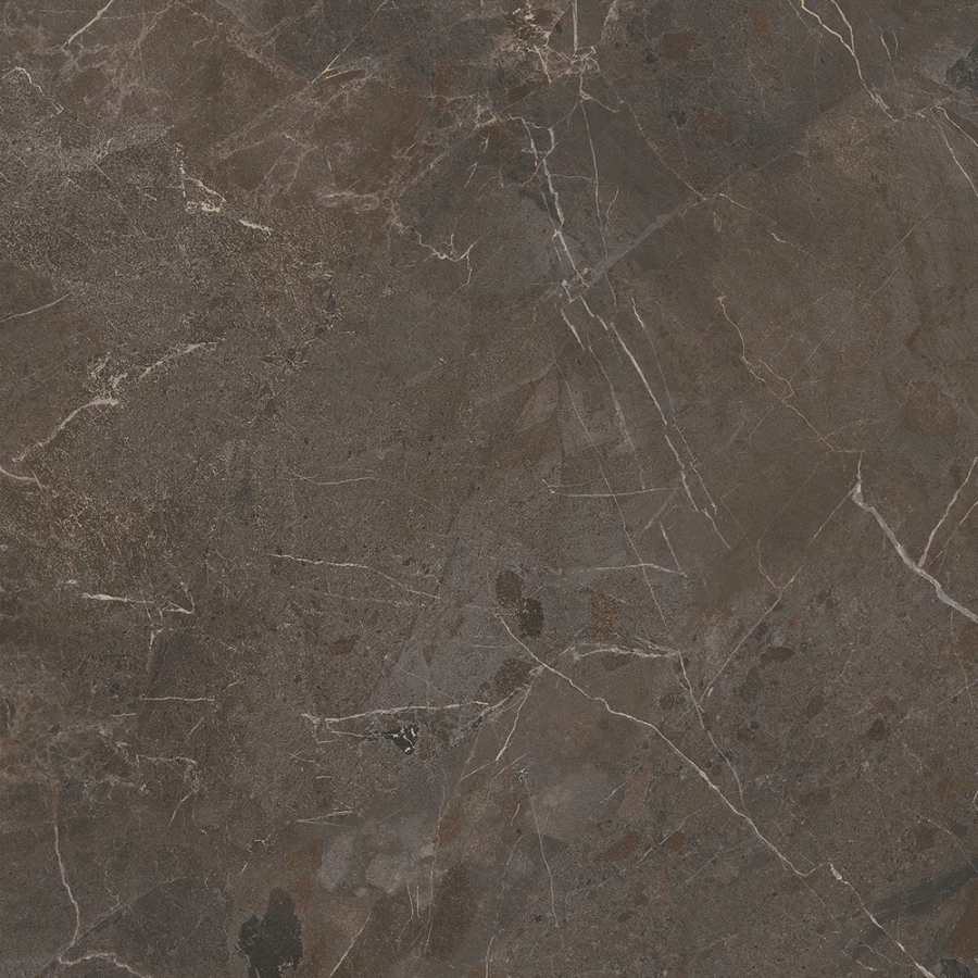 Керамогранит Porcelanosa Бресциа Мока / Brescia Moka матовый темно-коричневый 100388449 120х120 см