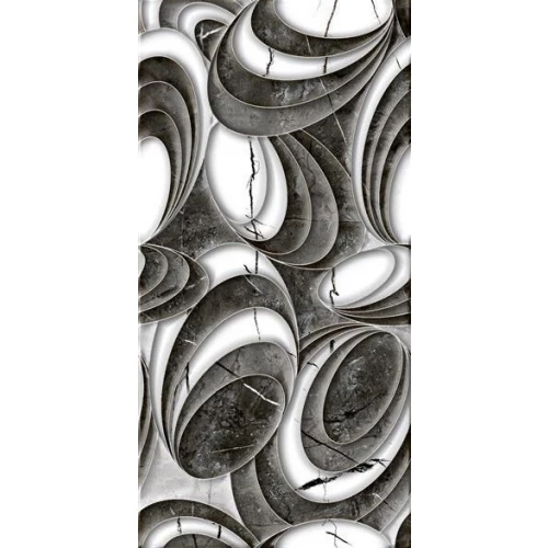 Плитка настенная Sina Tile Elara Rustic глянцевая серая 60х30 см