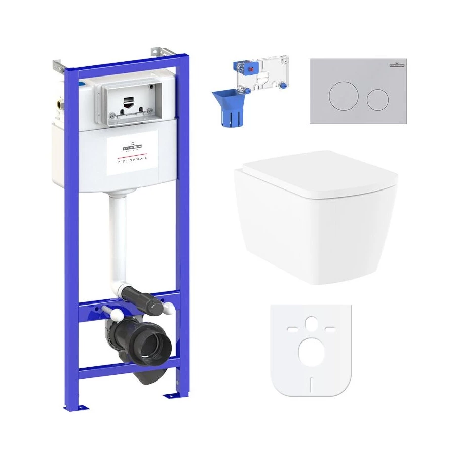 Унитаз Lavinia Boho Relfix Aveo Rimless 87040127 (комплект 7 в 1)