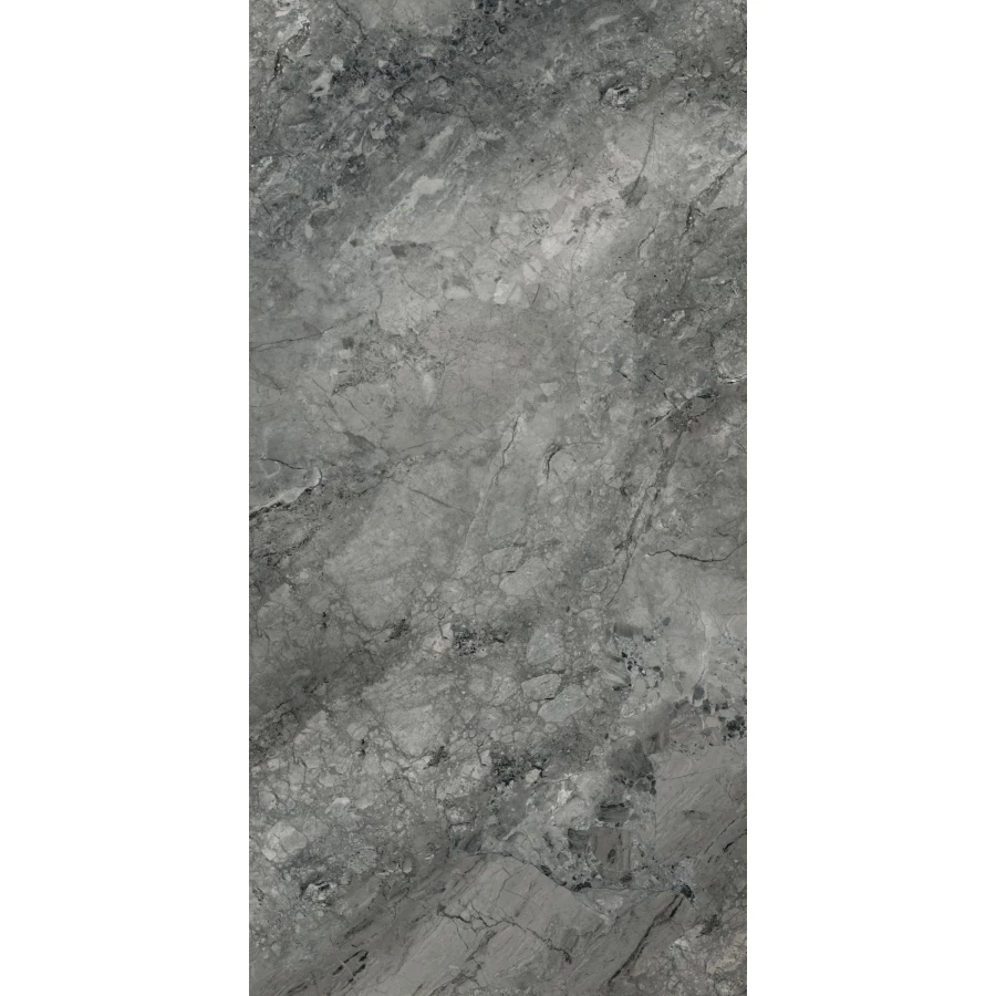 Керамогранит Vitra MarbleSet Иллюжн Лаппато R9 темно-серый 60х120 см