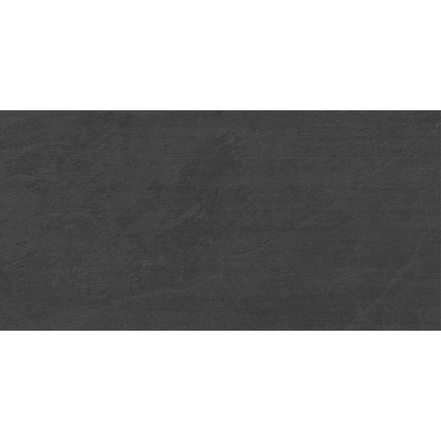 Керамогранит Laparet Badrock Shadow PRO Deco Lines R10Soft MSTR CB матовый графитовый 120х60 см