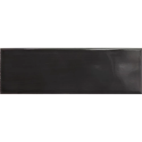 Настенная керамическая плитка Equipe Island Black глазурованный глянцевый 31199 20х6,5 см