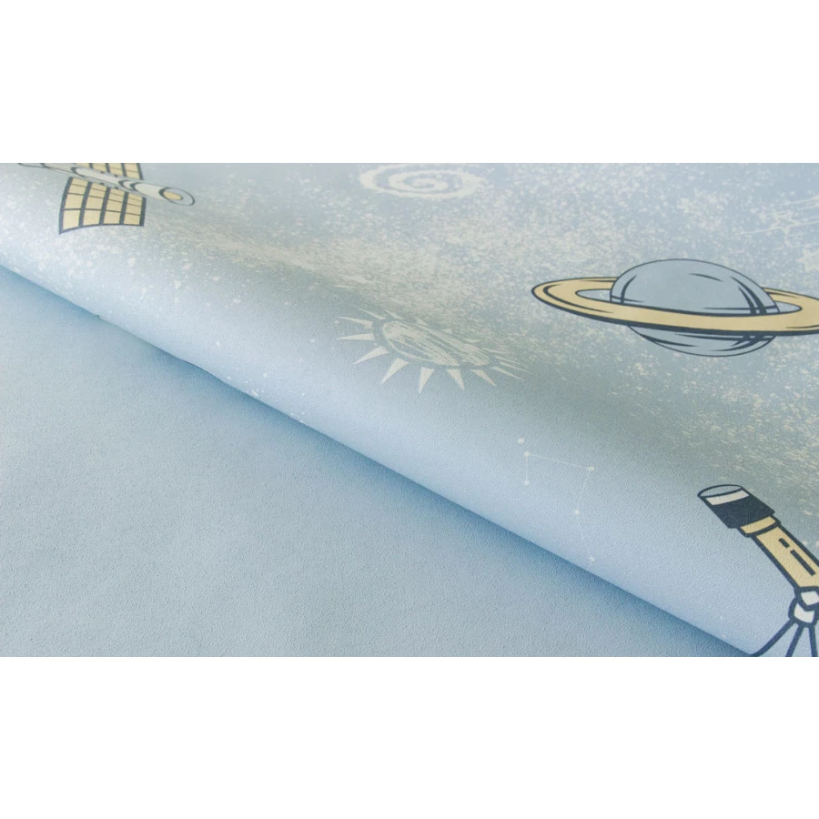 Обои флизелиновые Аспект Deluxe Акцент Космикс белые 70438-16 1,06х10,05 м
