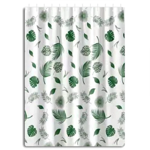 Штора для ванной Haiba листья HB75064 180x180 см