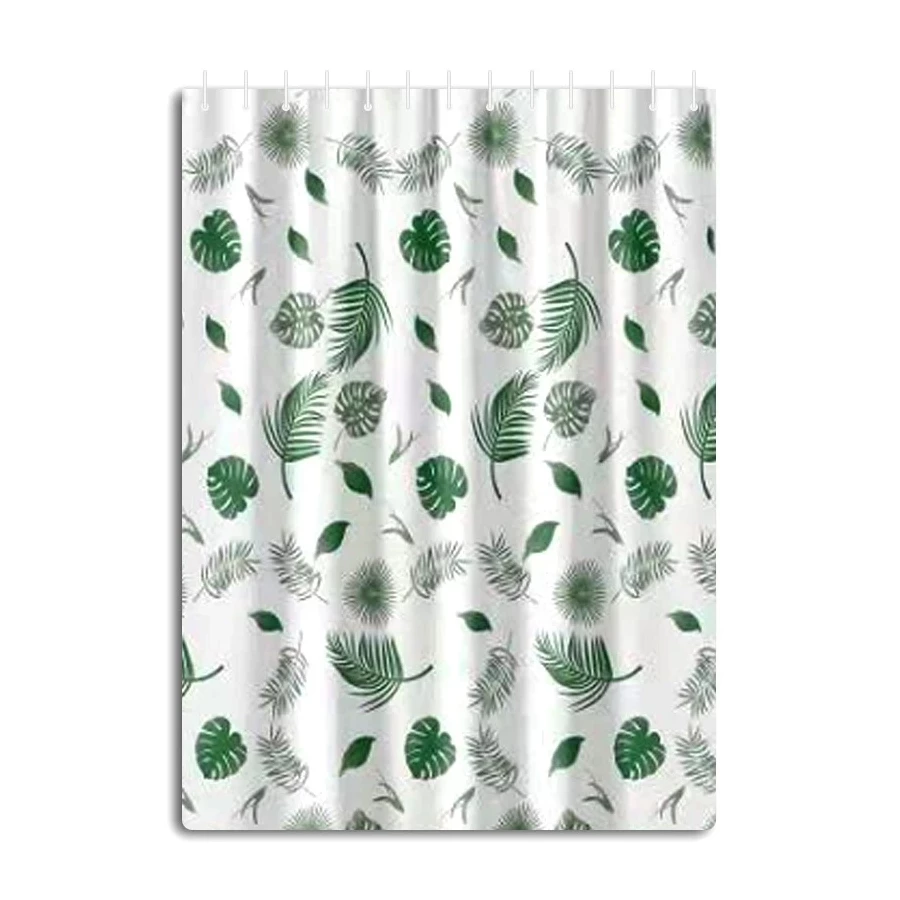 Штора для ванной Haiba листья HB75064 180x180 см