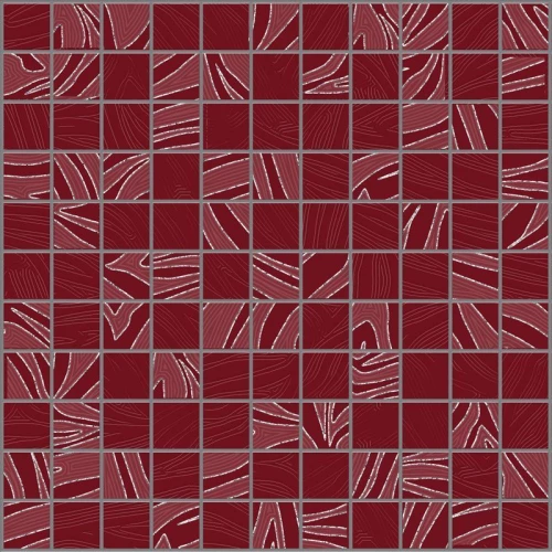 Мозаика керамическая Alma Ceramica Irma красный 30*30 см