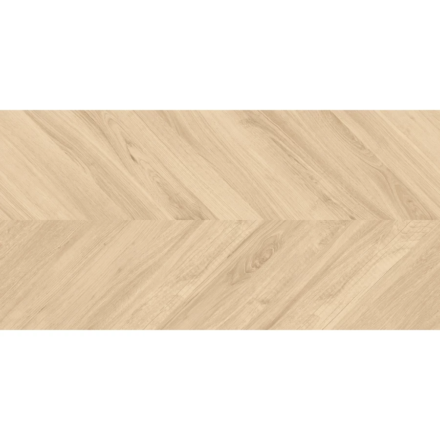 Керамогранит Laparet Wood Royal Almond Chevron матовый карвинг бежевый 120х60 см