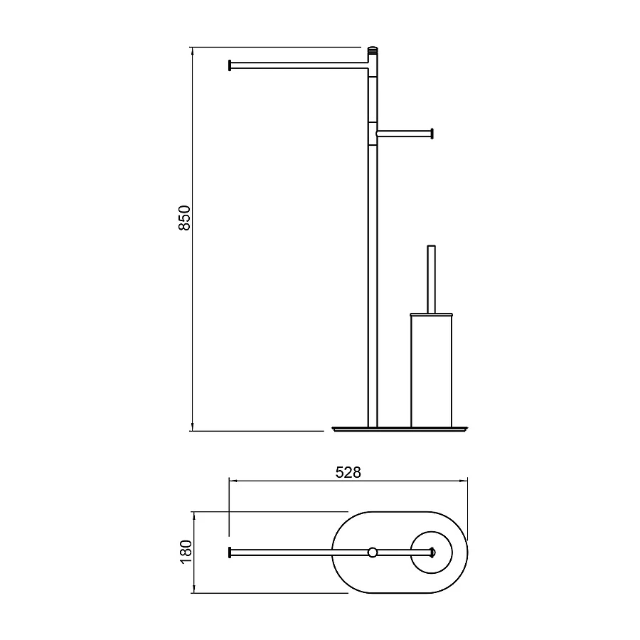 Стойка в ванную комнату Timo Saona 13085/18