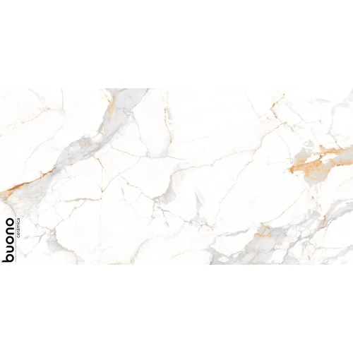 Керамогранит Buono Marble Аletta Glossy белый M4406P 120х60 см