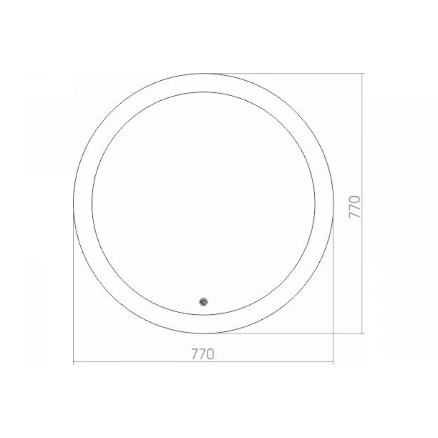 Зеркало с подсветкой MixLine Перла D770 530908