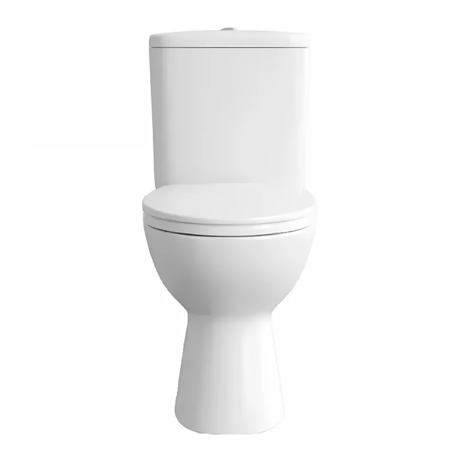 Напольный безободковый унитаз Vitra S10 SmoothFlush c термопластовым сиденьем микролифт 9864B003-7201