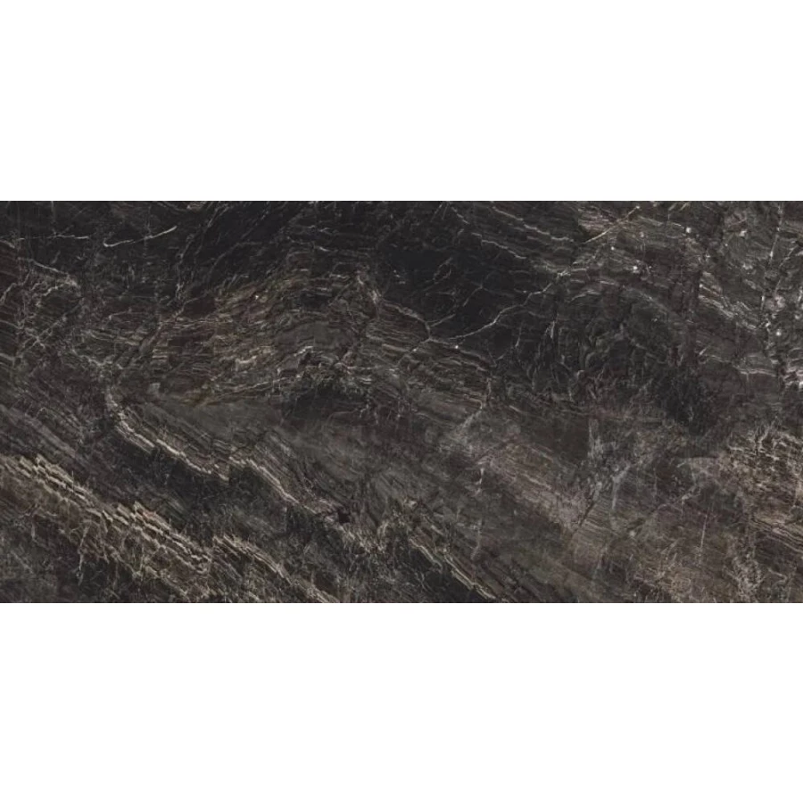 Керамогранит Cristacer Elektra Black матовый черный 120х60 см