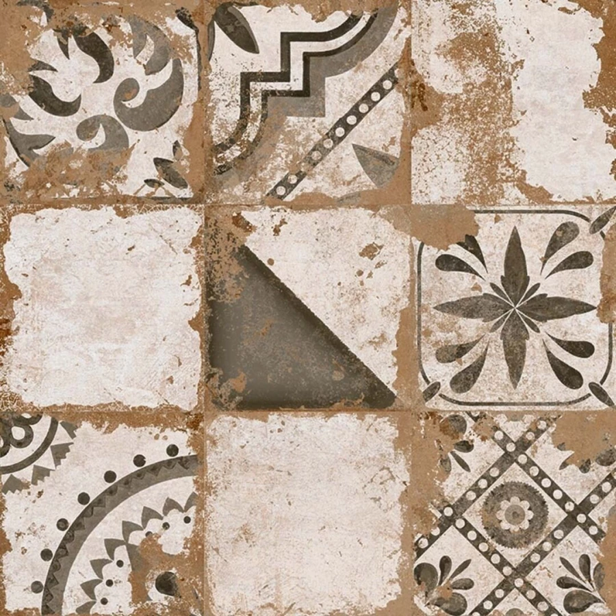 Керамогранит El Molino Memory 7 Gris Brillo матовый с блеском многоцветный 58х58 см