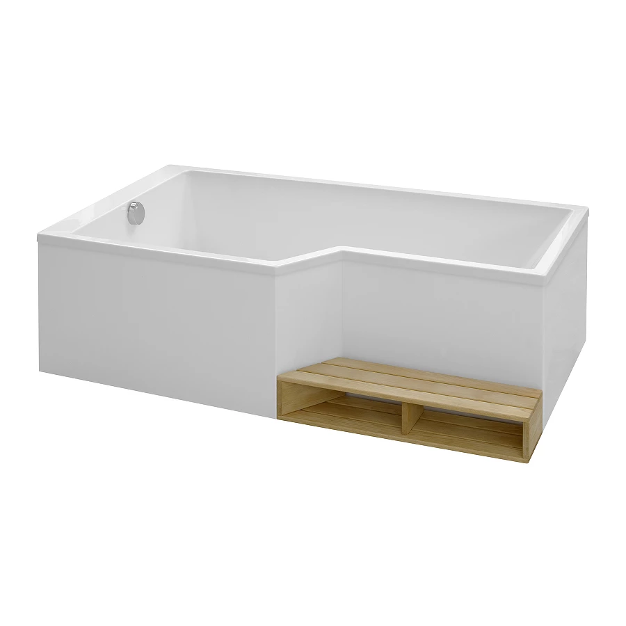 Акриловая ванна Jacob Delafon Bain Douche Neo E6D002L-00 170x90 см