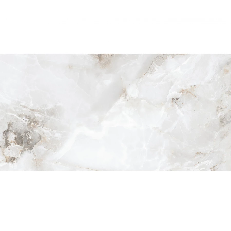 Керамогранит Staro Palacio Nestle Bianco Satin глянцевый белый 1237982 120х60 см
