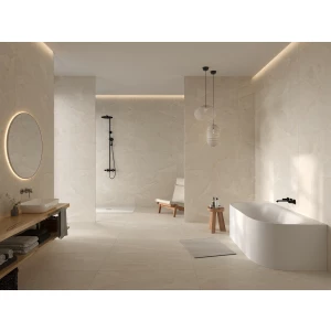 Керамогранит Staro Luna Rossa Onyx Elegant Pearl Satin полуматовый бежевый 19985220 120х60 см