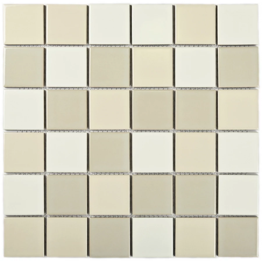 Мозаика Bonaparte Керамогранитная мозаика Nanda 48х48 матовая бежевая 30,3х30,3 см