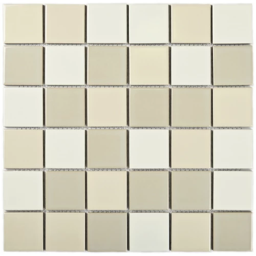 Мозаика Bonaparte Керамогранитная мозаика Nanda 48х48 матовая бежевая 30,3х30,3 см