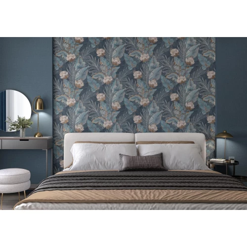 Обои флизелиновые Palitra Home Exotica черный HC72242-44 1,06х10,05 м