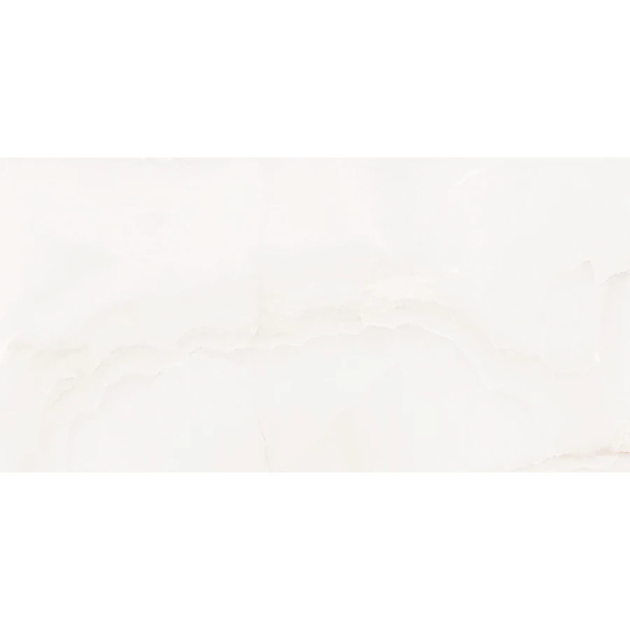 Керамогранит Ceradim Onyx Imperator White Полированный белый 120х60 см