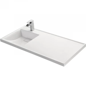 Раковина Aquaton Лондри белая левая 1A72843KLH01L 120х50 см