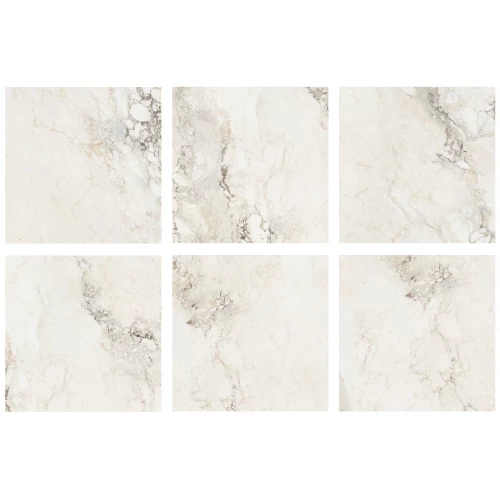 Керамогранит StaroSlabs Polished Brecha Crema Glossy глянцевый серый 94205001 120х120 см