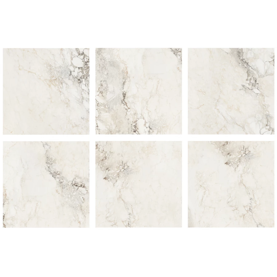 Керамогранит StaroSlabs Polished Brecha Crema Glossy глянцевый серый 94205001 120х120 см