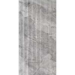 Декор Vitra Versus Grey Волна (K941291) 30x60