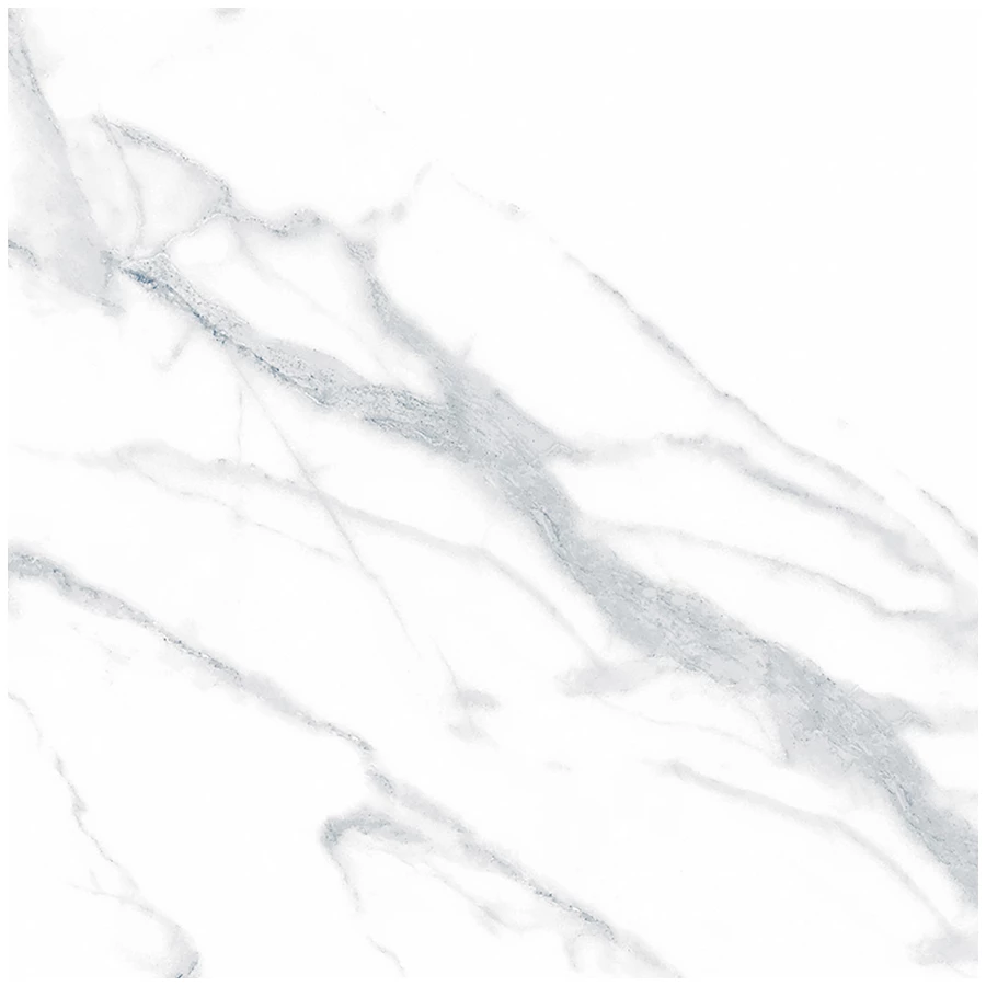 Керамогранит Ceradim Statuario Justice Grey Полированный белый 60х60 см