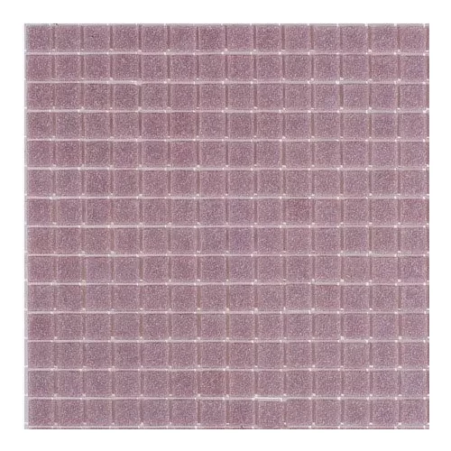 Стеклянная мозаика Rose Mosaic Gold Star сетка 1x1 глянцевая фиолетовая A42(1) 31,8х31,8 см