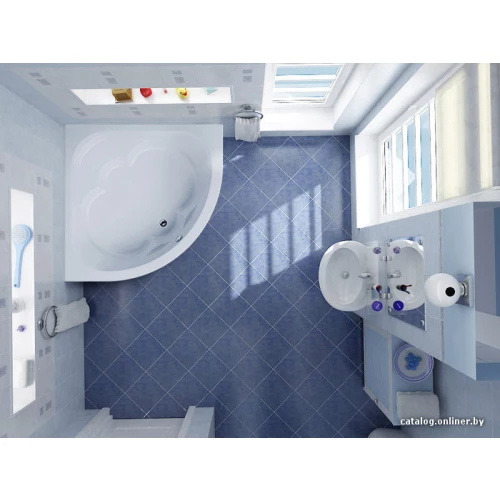 Ванна акриловая Santek Канны симметричная белая 1.WH11.1.983 150х150 см