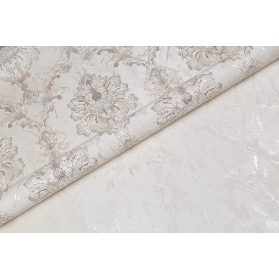 Обои флизелиновые Palitra Life Bergamo Палитра белые PL72288-12 1,06х10,05 м