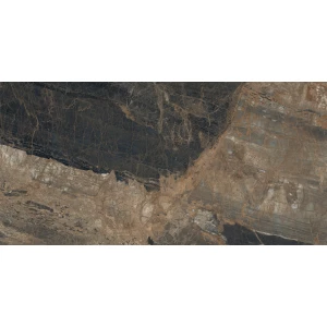 Керамогранит Laparet Lunar Marron матовый+гл.чернила коричневый 160х80 см
