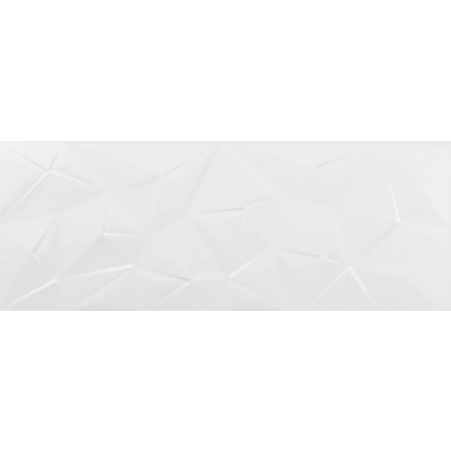 Керамическая плитка Azulev Rev. Clarity kite blanco slimrect белый 25х65 см