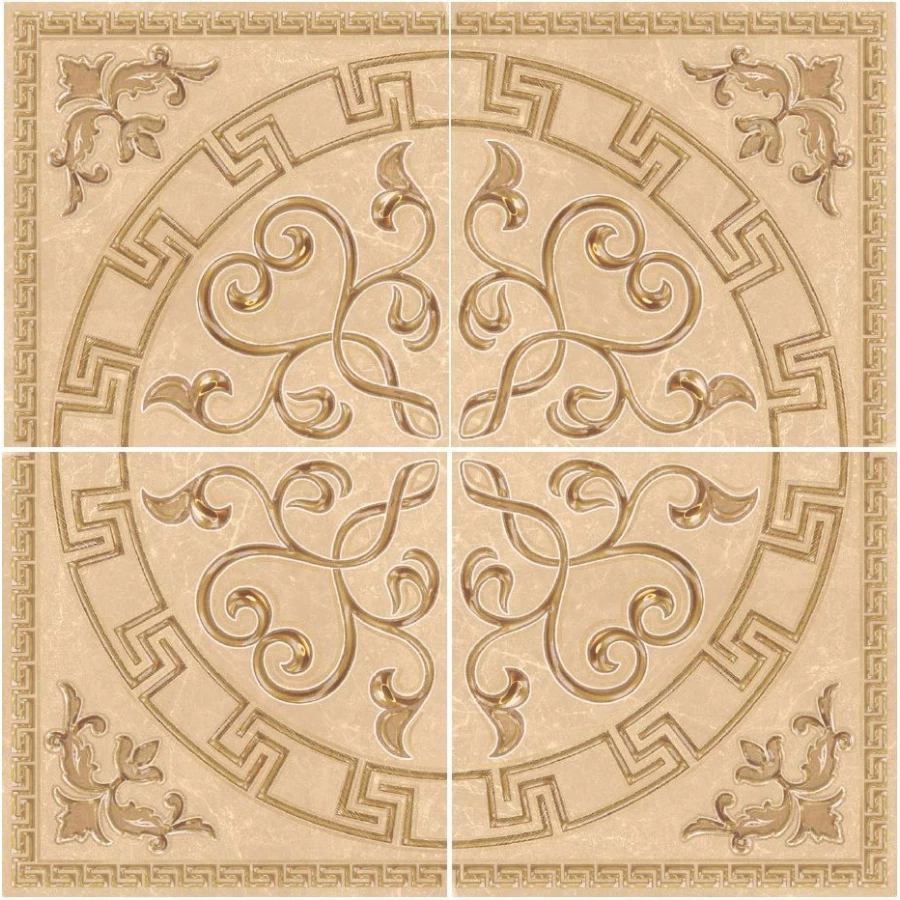 Панно Розетон Kerlife Eterna бежевый (компл. из 4-х шт.) 66,5*66,5 см