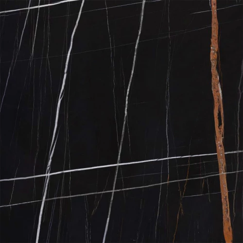 Керамический гранит Kerranova Marble Trend неро дорато K-1004/MR 60х60 см