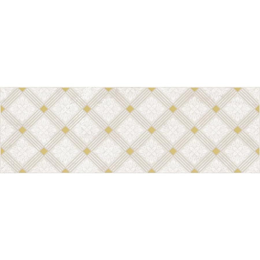 Декор кофейный Laparet Royal светлый 20х60