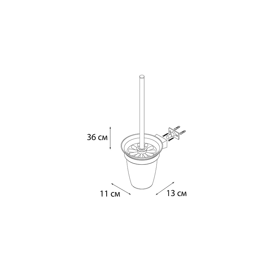 Ерш для туалета Fixsen trend FX-97813