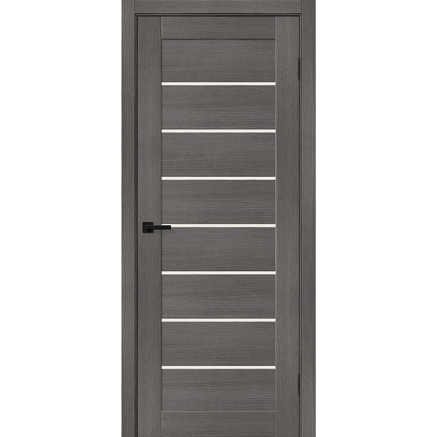 Межкомнатная дверь Bravo Браво-22 200x60 экошпон Bravo X полотно Magic Fog цвет Grey Melinga