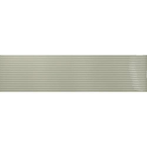 Плитка керамическая Amadis Страйпс Салвиа Глосс / Stripes Salvia Gloss глянцевая серая 8436552229545 26,1х6,5 см