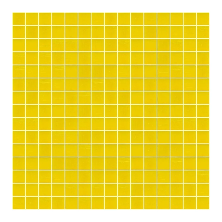 Стеклянная мозаика Trend Vitreo на бумаге 2x2 глянцевая желтая 202***-1 31,6х31,6 см