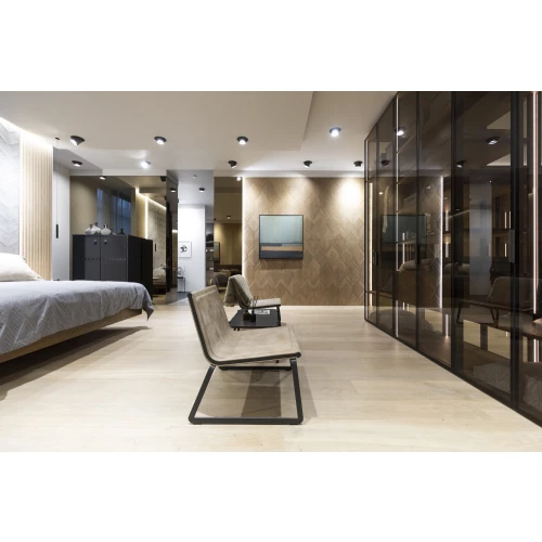 Плитка настенная Porcelanosa Гент 3Д Робле Диамонд / Gent 3D Roble Diamond матовая бежевая 100337348 150х59,6 см