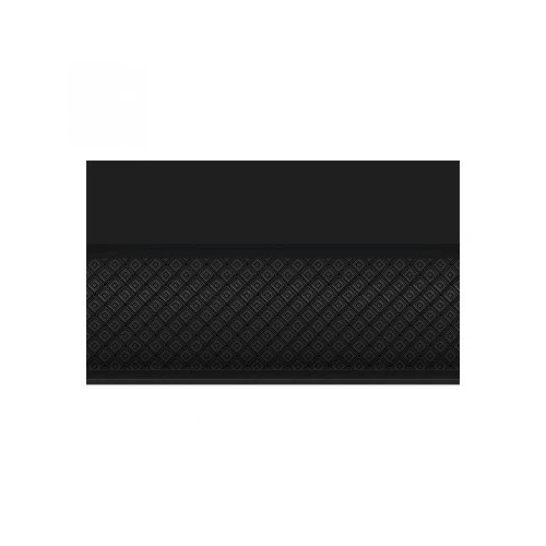 Бордюр объемный Нефрит-Керамика Катрин черный 15*25 см