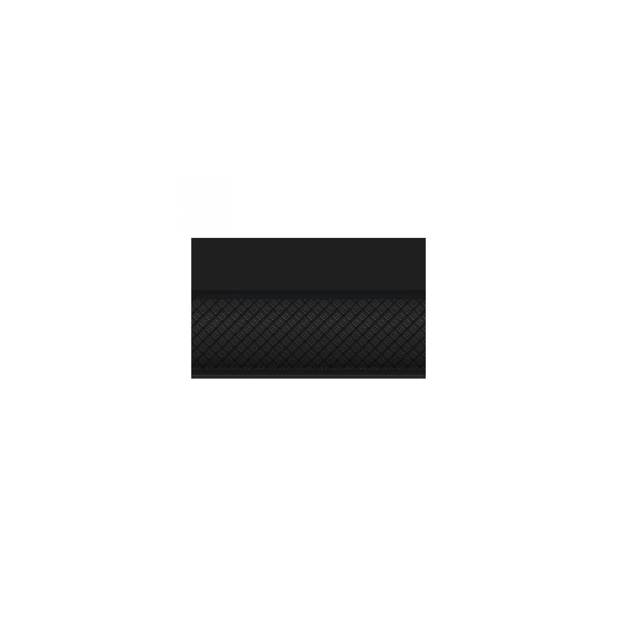 Бордюр объемный Нефрит-Керамика Катрин черный 15*25 см