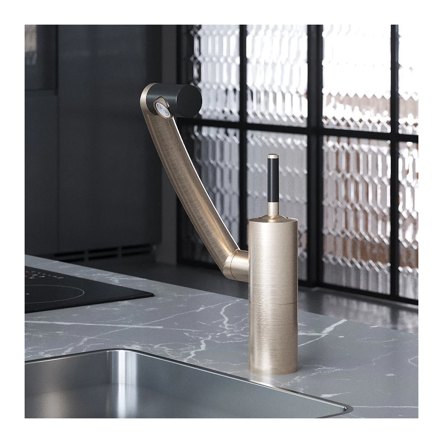 Смеситель для кухни Damixa Arc никель 290007264