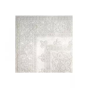 Напольное панно Absolut Keramika Papiro Roseton Gotico White (4) 120x120 см